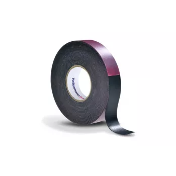 HellermannTyton HTAPE-POWER600-38x6.7-NR-BK (6.7) zelfversmeltende elektro-isolatietape, 6,7 m x 38 mm, zwart 711-10201
