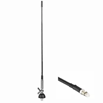 MIDLAND Albrecht CB-antenne T-27 met FME, 60 cm, 26-28 MHz, 100 W PEP, 50 ohm 67110.01