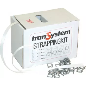 Banholzer&Wenz polyester omreifingsset 16 mm x 200 m met 80 sluitingen 17041