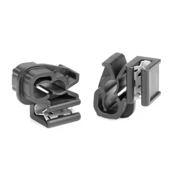 HellermannTyton EdgeClip EC1-3SV-DHC6-7 kabelbinderhouder, zwart, 100 stuks 151-04455