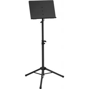 Dimavery OP-1 orkestmuziekstandaard, zwart, in hoogte verstelbaar 60-125 cm, staal