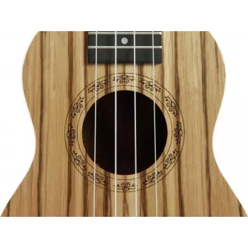 DIMAVERY UK-400 sopraan-ukulele zebrahout 26255831