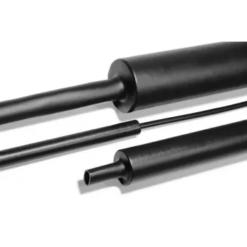 HellermannTyton MU47 warmtekrimpkous 4:1 50 mm naar 16 mm zwart 1 m