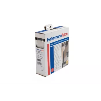 HELLERMANNTYTON HIS-A lijmgecoate warmtekrimpkous-dispenserbox 9mm/3mm 3:1 5m transparant (308-10903)
