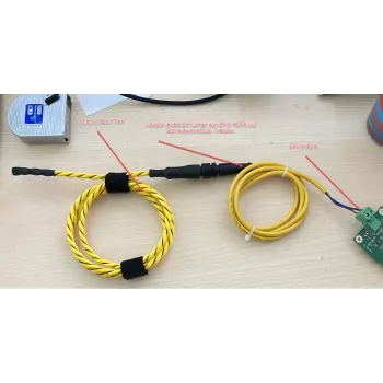 ALLNET MSR waterlekkage-detectiekabel 15m + 2m aansluiting (ALL445X-Leckage-15M-Cable)