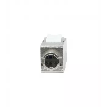 SYNERGY21 S216378V3 CAT8.1 RJ45 keystone-module, slim-line kort, GHMT-gecertificeerd, wit
