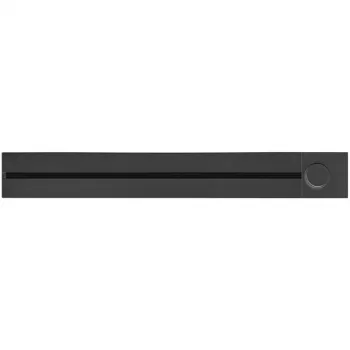 SYNERGY21 MODULRAIL 600mm stekkerdoos met schakelaar, 3 Schuko-stopcontacten, zwart S21-MR005