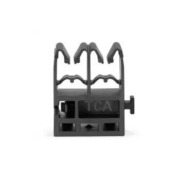 HellermannTyton QGDHC5.2-8.0M-PA66W-BK montagevoet-kabelbinder, zwart, 50 stuks 151-04088