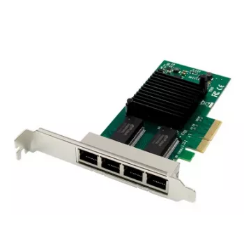 ALLNET PCIe 1G x4 quad-port server-adapter - koper RJ45 - Intel I350 (ALL0136v2-4-GB-TX/I350T4)