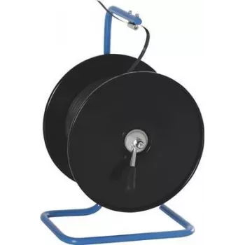 Banholzer & Wenz rood gelakte PP omreidingsbanddispenser voor 200/280/406 mm kernen (17604)