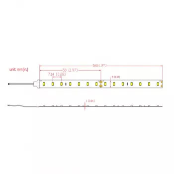 SYNERGY21 Flex Strip warmwit DC24V 72W IP67 CRI>90 (S21-LED-B220010)