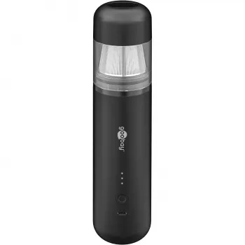 WENTRONIC Goobay Superior mini-accu handstofzuiger, zwart, 7 opzetstukken, 3 borstels, USB-C, 8000 Pa 77829
