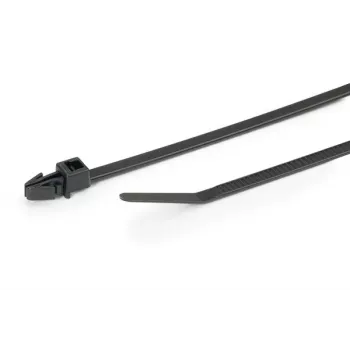 HellermannTyton T30RSF-PA66HS-BK (500) kabelbinder 158 mm x 3,6 mm zwart 500-pack 126-00329