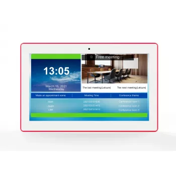 ALLNET MeetTwo-150W 15 inch vergaderruimte-tablet met RGB-LED, Android 16, NFC/RFID, wit