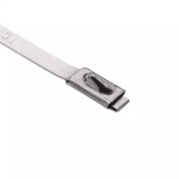 HellermannTyton MBT27S-316-SS-NA-C1 RVS kabelbinder, 681 mm x 4,6 mm, kogelvergrendeling, zilver 111-93279
