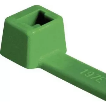HellermannTyton T18R groene kabelbinders, 100 x 2,5 mm, PA66, 80 N, 100 stuks (116-01815)