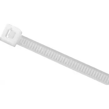 HellermannTyton UB1-N66-NA-M2 standaard kabelbinder, binnentand, 98 mm x 2,5 mm, transparant, 1000 stuks 138-01989