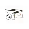 MIDLAND Albrecht AE 31-PT07 in-ear-mono-headset met beugelmicrofoon en PTT, bedraad, 2-pins aansluiting, zwart 41990