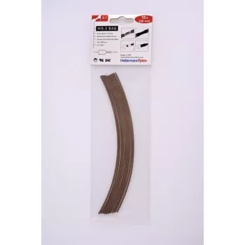 HellermannTyton warmtekrimpkous-set HIS-3, 3:1 krimpverhouding, 90 delen, 8 diameters, 7 kleuren, 100 mm lengtes 308-30163