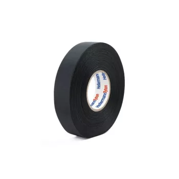 HellermannTyton 712-10003 PVC elektro-isolatietape, zwart, 19 mm x 20 m, rubberlijm, 0,15 mm dik