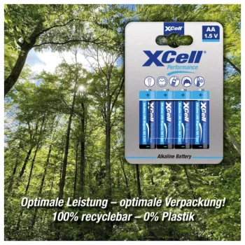 XCell Mignon AA alkaline-mangaan batterij LR6 1,5V 136150