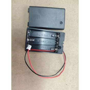 ALLNET 4duino 3x AAA batterijhouder met aan-/uitschakelaar en 2-pins JST-aansluiting (Ref. 727)
