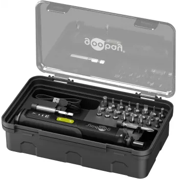 Goobay mini accu-schroevendraaierset 28-delig – precisieschroevendraaier met 24 bits 77816