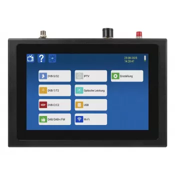 Megasat HD 7 Combo V2 satellietsignaalmeter DVB-S/S2/T/T2/C DAB/DAB+ USB DiSEqC 1 (2600024)