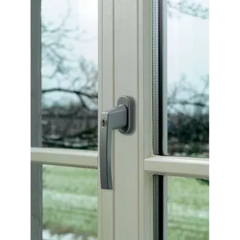 ABUS afsluitbare raamgreep zilver ABFS59486