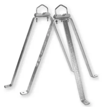 WEISS MHZ5060 wandbeugelset staal 50cm Wit (39065)
