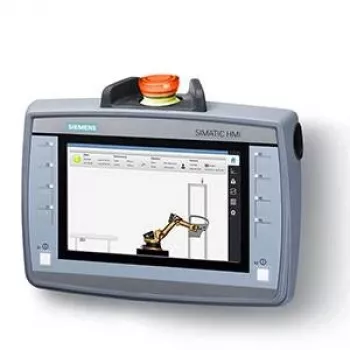 Siemens SIMATIC HMI KTP700F Mobile 7 inch TFT-touchpaneel met PROFINET, IP65, noodstop en bedieningsknoppen 6AV21252GB230AX0
