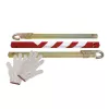 IWH 019800 sleepstang voor auto, 3-delige opvouwbaar, 2500 kg capaciteit, geel