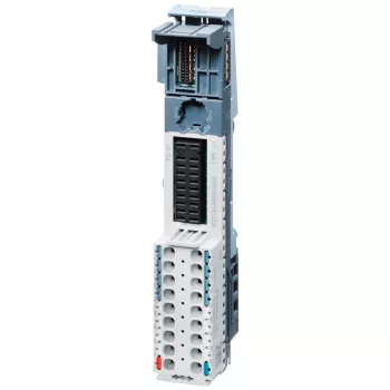 Siemens SIMATIC ET 200SP BaseUnit BU15-P16+A0+2D, Type A0, push-in-klemmen, lichtere kleurcode, 16 procesklemmen, 2 diagnoseklemmen, definieert nieuwe potentiaalgroep P1 voor 2-draadssensoren, DIN-railmontage, IP20 6ES71936BP000DU0