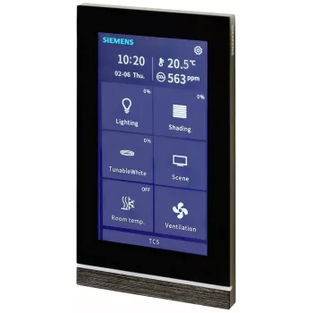 Siemens Touch Control TC5 5 paneel, zwart, inbouw 205/22 (5WG12052AB22)
