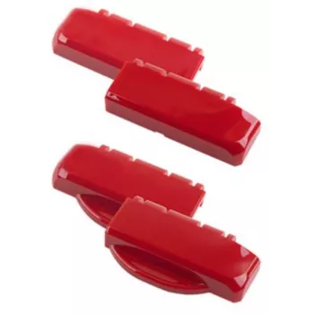 Bopla B SC HB PC-V0-3000 scharnierslot polycarbonaat vuurrood RAL 3000 100 x 27 x 48,3 mm 96910000
