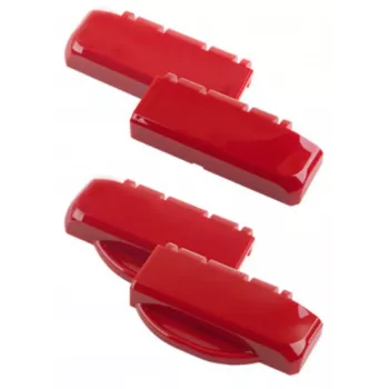Bopla B SC HB PC-V0-3000 scharnierslot polycarbonaat vuurrood RAL 3000 100 x 27 x 48,3 mm 96910000