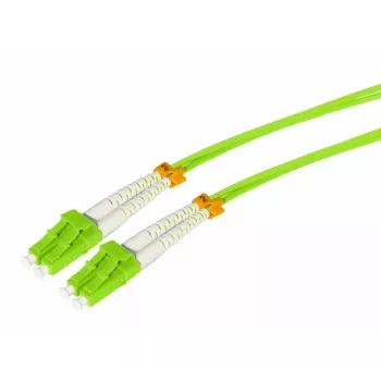 Tecline HD OM5 LC duplex naar LC duplex multimode glasvezel patchkabel, 50/125 µm, limoengroen, 10 m 796LL10
