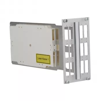EFB-Elektronik 3U 14HP glasvezel moduledrager voor 12x SC duplex, onbestukt 53711.24