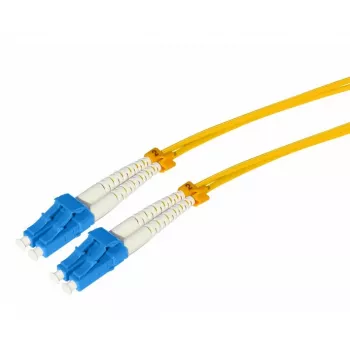Tecline glasvezel patchkabel HD 9/125 µm singlemode OS2 LC duplex naar LC duplex geel 10 m 799LL10