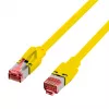 EFB Elektronik K8032.25 RJ45 Cat.5e S/UTP PUR sleepketting-patchkabel, geel, 25 m