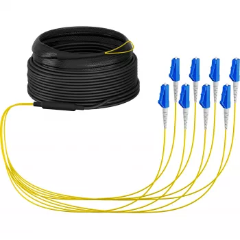 EFB Elektronik trunkkabel U-DQ ZN BH OS2 8E 1x8 LC-LC 40m Dca LSZH - 40 m (O8322S40OS2)
