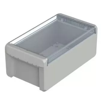 BOPLA EUROMAS II wandbehuizing, polycarbonaat, lichtgrijs (RAL 7035), 231 x 125 x 90 mm, IP65, IK07 96025235