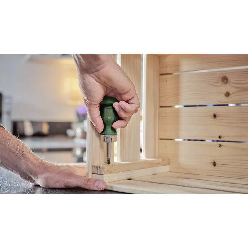Bosch 1600A032UZ ratelschroevendraaier met 6 bits
