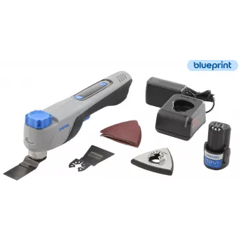 Dremel MM12V-S1 F013CM12JA Accu-multifunctioneel gereedschap met 12V-borstelloze motor, 1x 2,0Ah accu, oplader, softtas