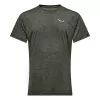 Salewa Puez Melange Dry korte mouwen T-shirt Dark Olive Melange M