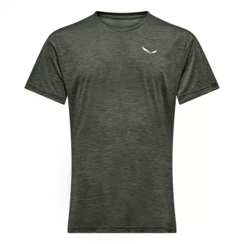 Salewa Puez Melange Dry korte mouwen T-shirt Dark Olive Melange M