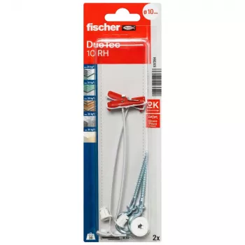 Fischer DuoTec 10 RH K NV plug met rondhaak, 1 set (537264)