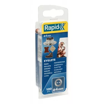 Rapid 5000409 Oogjes, 4 mm, assortiment kleuren, 100 stuks