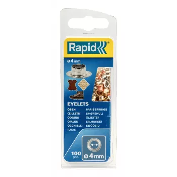 Rapid 5000409 Oogjes, 4 mm, assortiment kleuren, 100 stuks