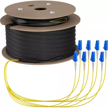 EFB Elektronik trunkkabel U-DQ ZN BH OS2 8E 1x8 LC-LC 80m Dca LSZH - 80 m O8322S80OS2
